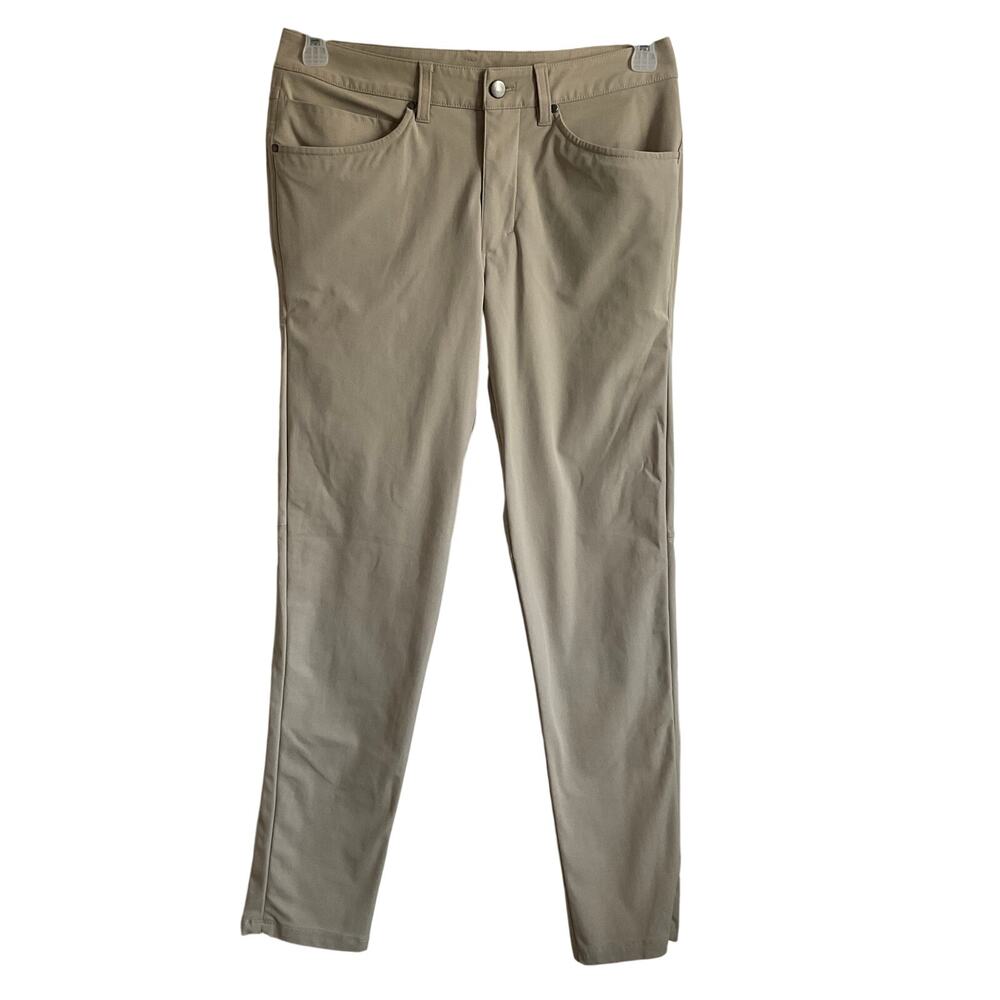 Lululemon Men’s ABC Slim-Fit 5 Pocket‎ Pants - Tan - Size 30 Athleisure Casual